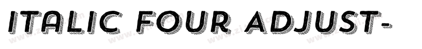 Italic Four Adjust字体转换 Italic Four Adjust字体转换
